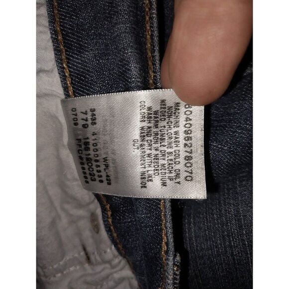 Levi's 512 Perfectly Slimming Bootcut Womens Jeans Blue Size 10 Medium - Picture 7 of 7